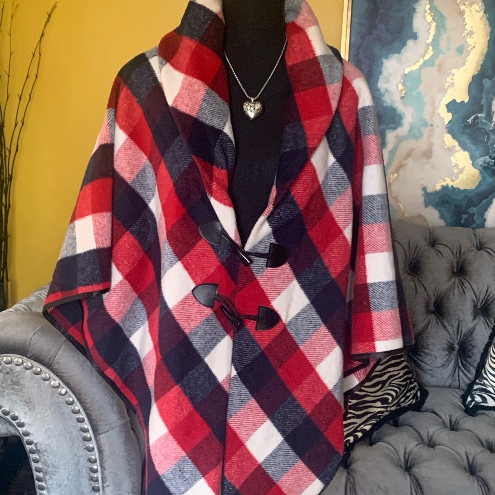 COPY - Red, white and blue cape one size fits all - Picture 2 of 6